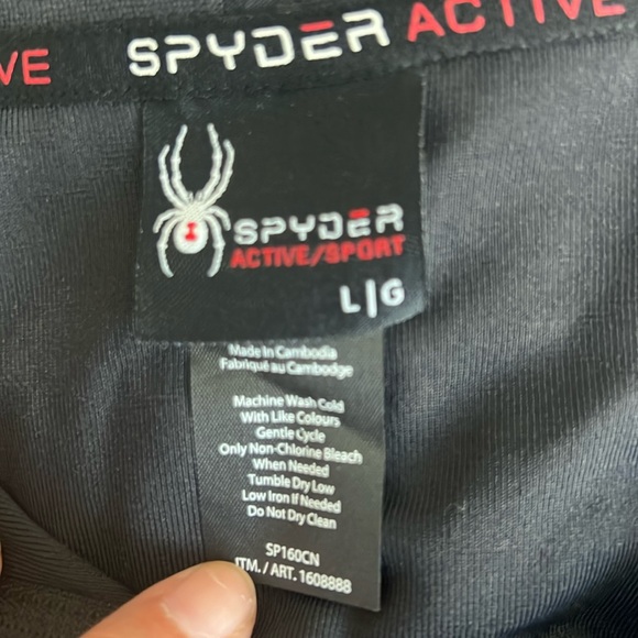 Spyder 1/4 zip women’s - BLACK - Picture 7 of 7